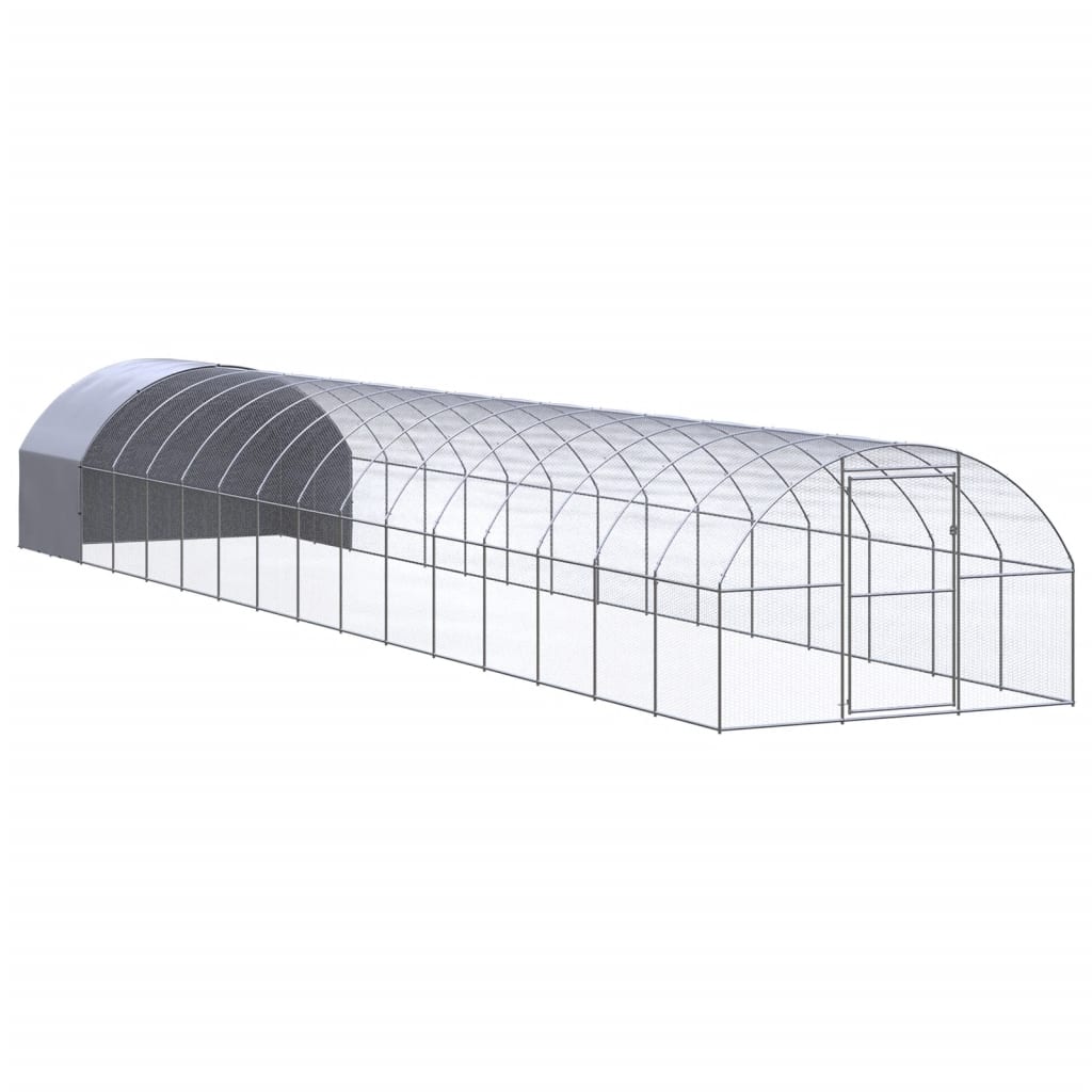 hønsehus 3x16x2 m galvaniseret stål