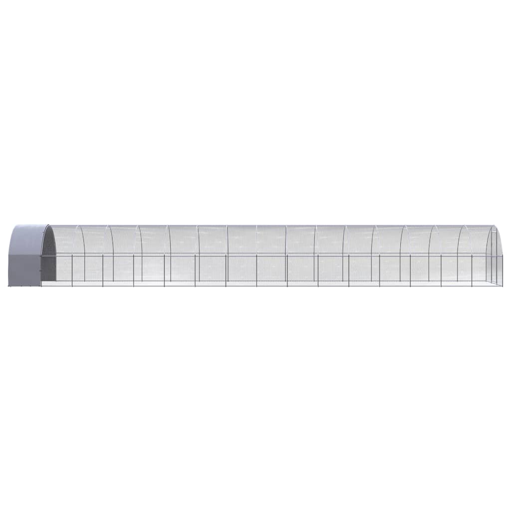 hønsehus 3x16x2 m galvaniseret stål
