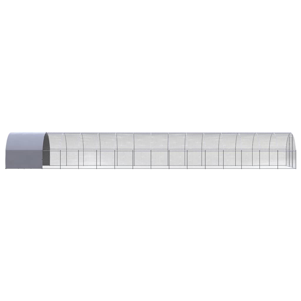 hønsehus 3x16x2 m galvaniseret stål