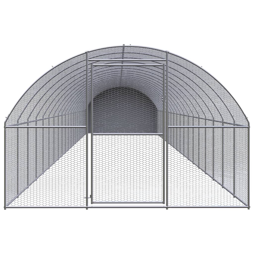 hønsehus 3x20x2 m galvaniseret stål