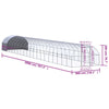 hønsehus 3x20x2 m galvaniseret stål