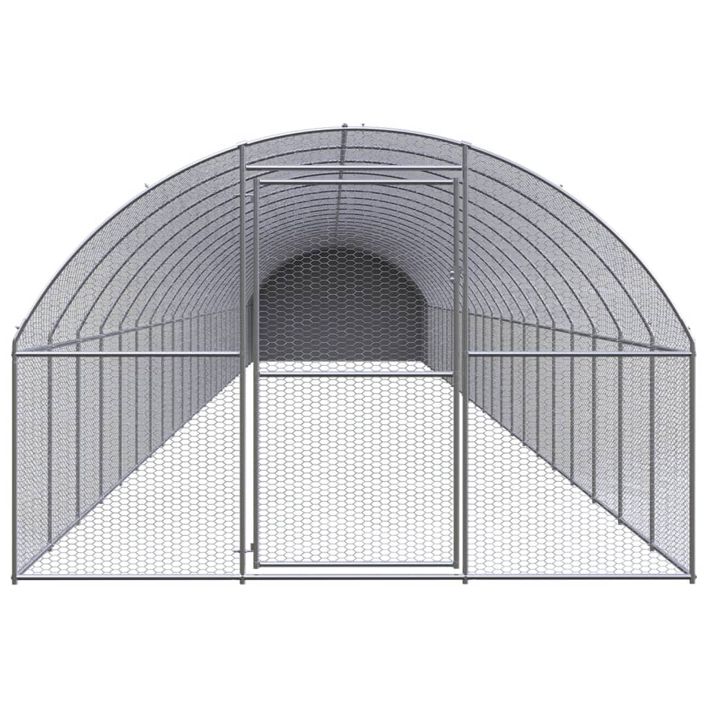 hønsehus 3x24x2 m galvaniseret stål