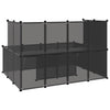 lille dyrebur 143x107x93 cm PP og stål sort