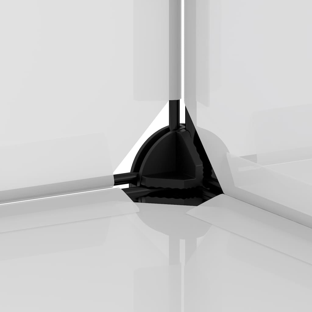 lille dyrebur 142x74x93 cm PP og stål transparent