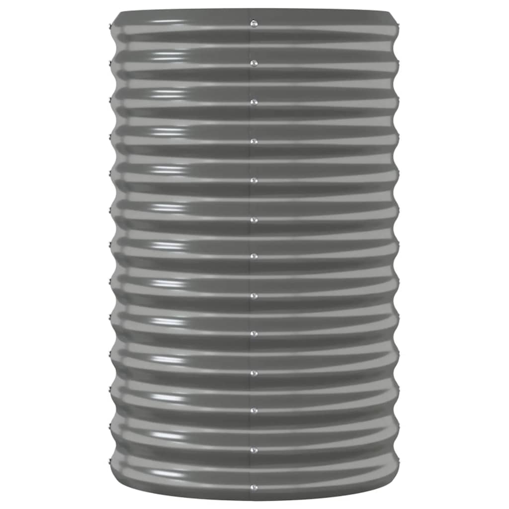 plantekrukke 114x40x68 cm pulverlakeret stål grå