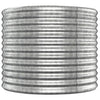 plantekrukke 512x80x68 cm pulverlakeret stål sølvfarvet
