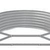 plantekasse 322x100x36 cm pulverlakeret stål brun