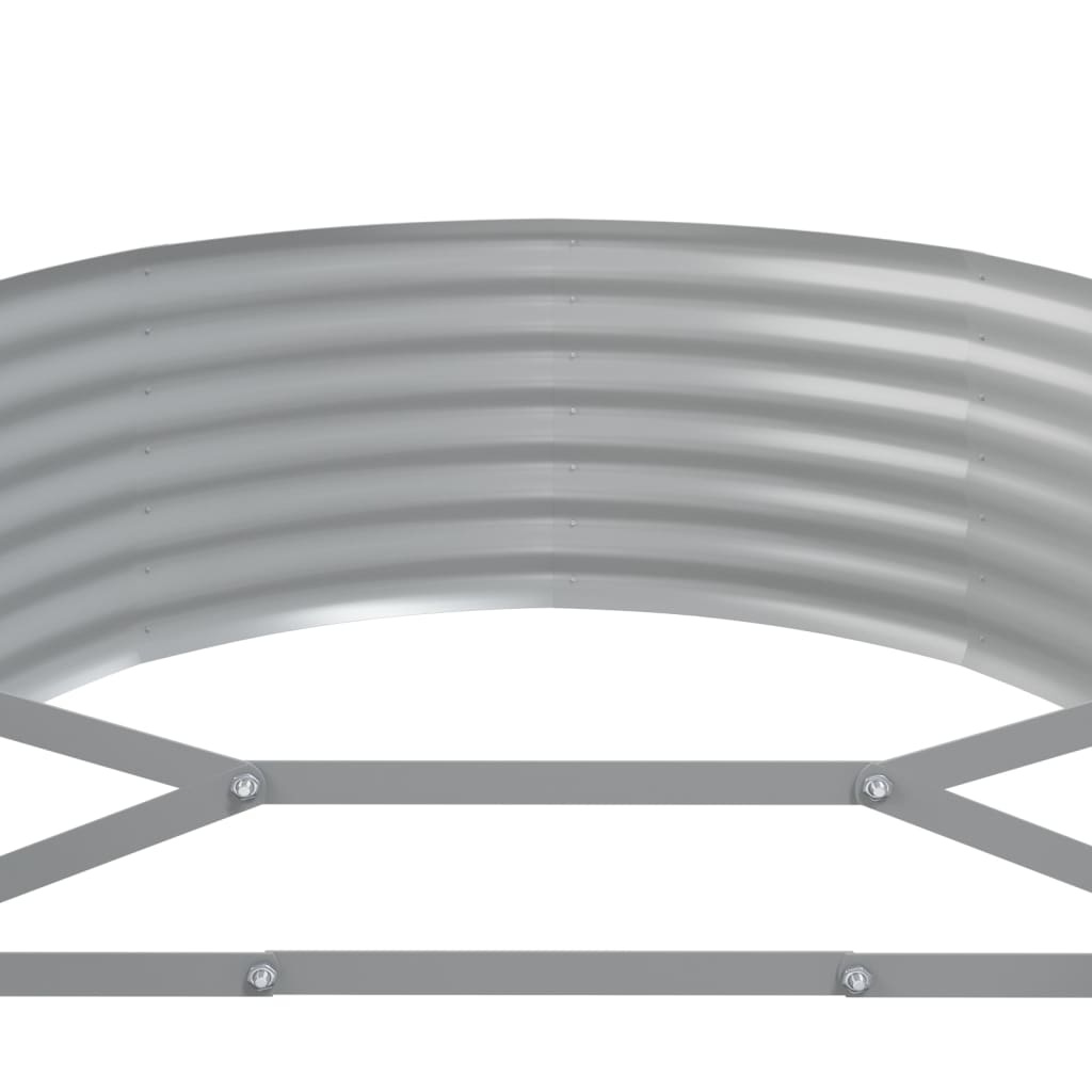 plantekasse 507x100x36 cm pulverlakeret stål antracitgrå