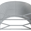 plantekasse 249x100x68 cm pulverlakeret stål grøn