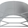 plantekasse 249x100x68 cm pulverlakeret stål grå
