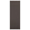 tagplader 12 stk. 100x36 cm pulverlakeret stål brun