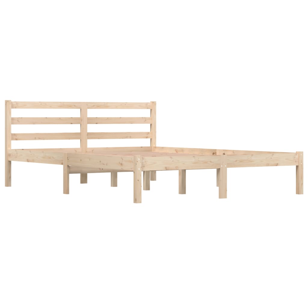 sengeramme 120x190 cm massivt fyrretræ
