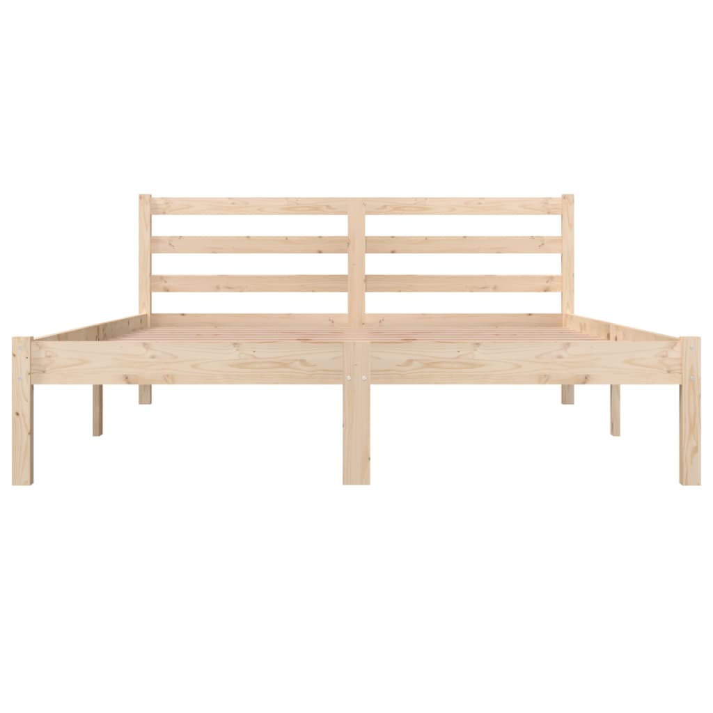 sengeramme 120x190 cm massivt fyrretræ