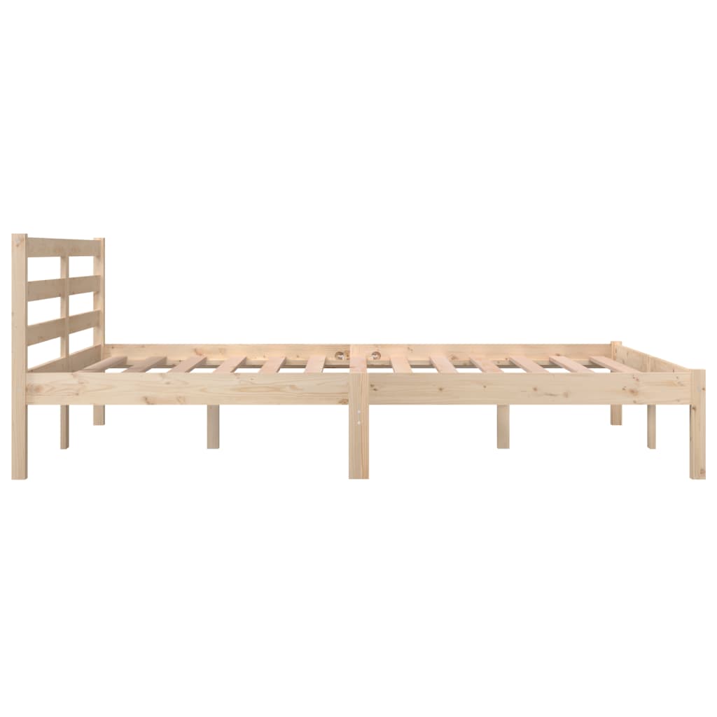 sengeramme 120x190 cm massivt fyrretræ