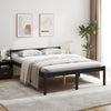 seniorseng 150x200 cm kingsize massivt fyrretræ sort