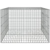 2-panels kaninbur 110x79x54 cm galvaniseret jern