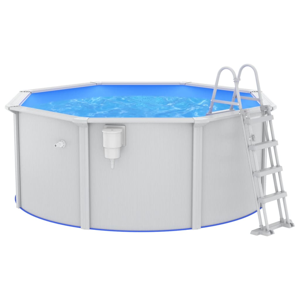 swimmingpool med poolstige 300x120 cm