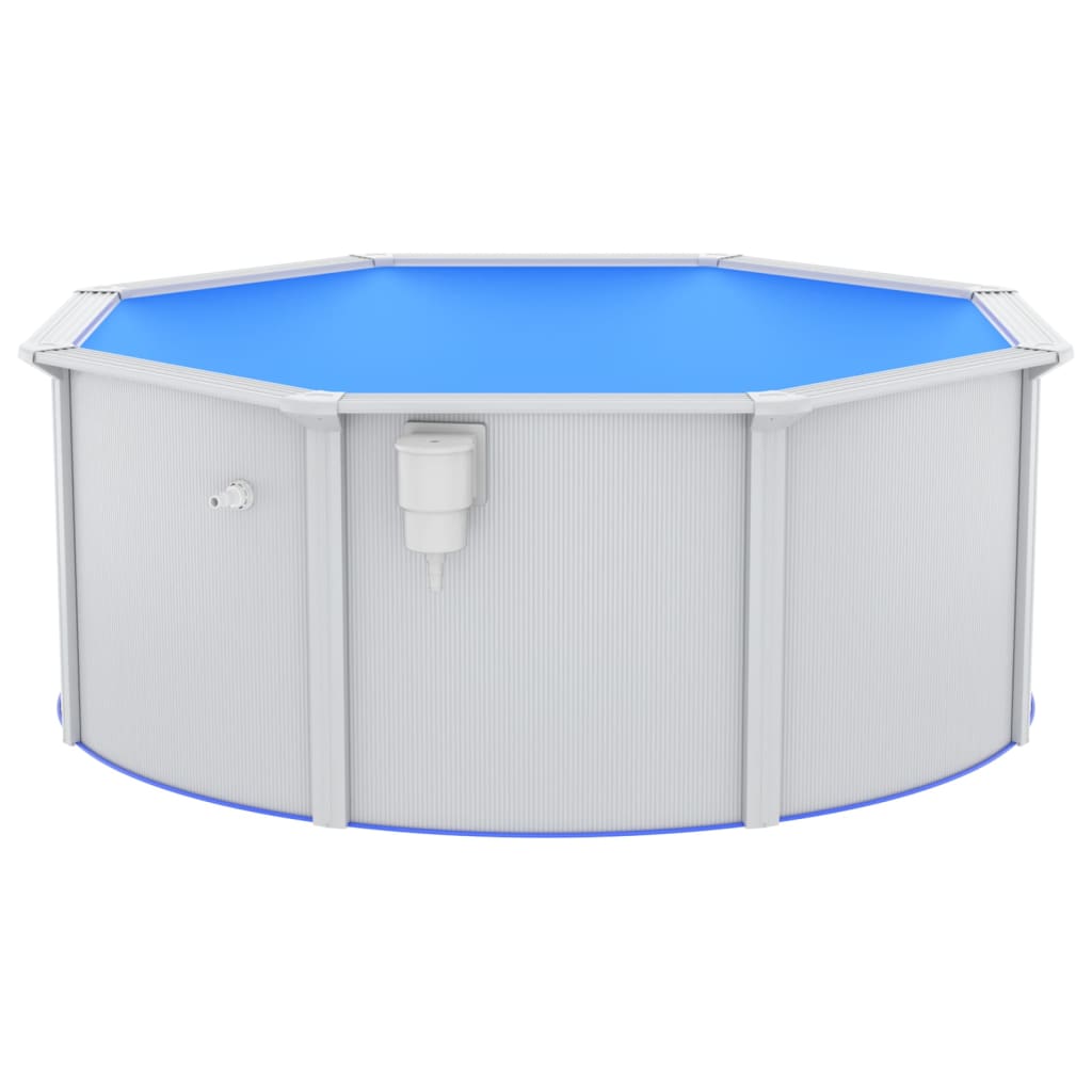 swimmingpool med poolstige 300x120 cm