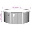 swimmingpool med poolstige 300x120 cm