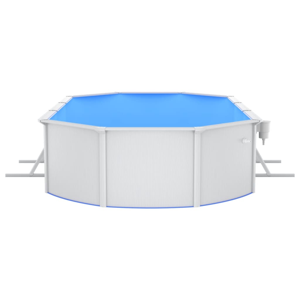 swimmingpool med poolstige 610x360x120 cm