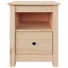 sengebord 40x35x49 cm massivt fyrretræ