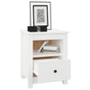 sengeborde 2 stk. 40x35x49 cm massivt fyrretræ hvid