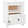 sengeborde 2 stk. 40x35x49 cm massivt fyrretræ hvid