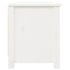 skobænk 110x38x45,5 cm massivt fyrretræ hvid