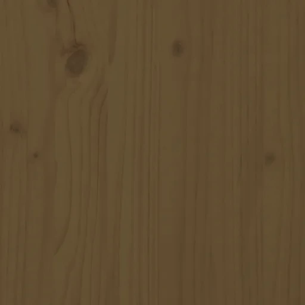 skobænk 110x38x45,5 cm massivt fyrretræ gyldenbrun