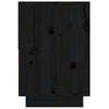 sengeborde 2 stk. 60x34x51 cm massivt fyrretræ sort