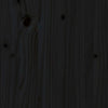 sengeborde 2 stk. 60x34x51 cm massivt fyrretræ sort
