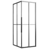brusekabine 80x70x180 cm halvmatteret sikkerhedsglas