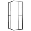 brusekabine 80x70x180 cm halvmatteret sikkerhedsglas