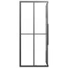 brusekabine 80x70x180 cm halvmatteret sikkerhedsglas