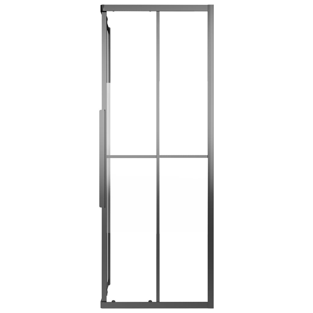 brusekabine 80x70x180 cm halvmatteret sikkerhedsglas