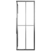 brusekabine 80x70x180 cm halvmatteret sikkerhedsglas