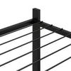 blomsterstativ 83x25x80 cm jern sort