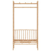 havebænk med pergola 116 cm bambus