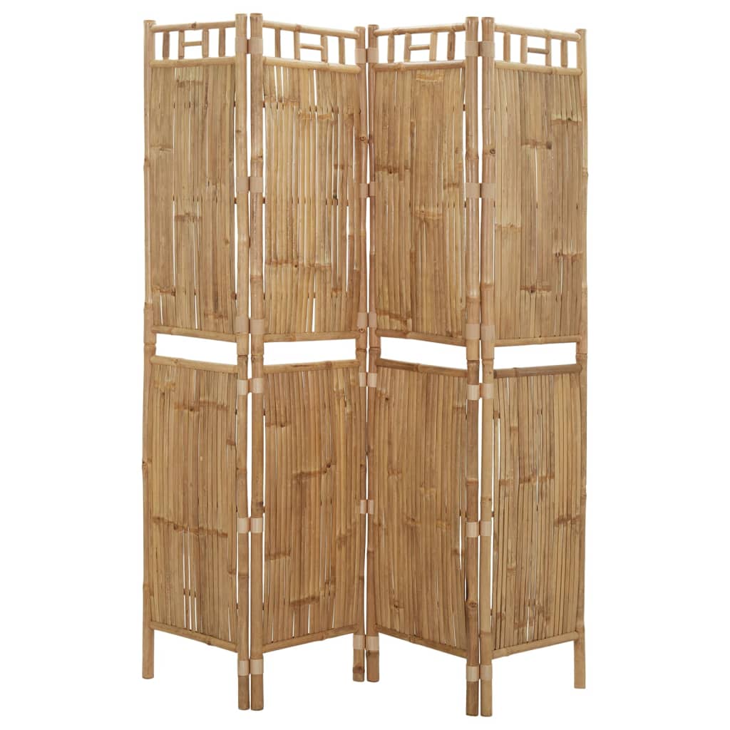 4-panels rumdeler 160x180 cm bambus