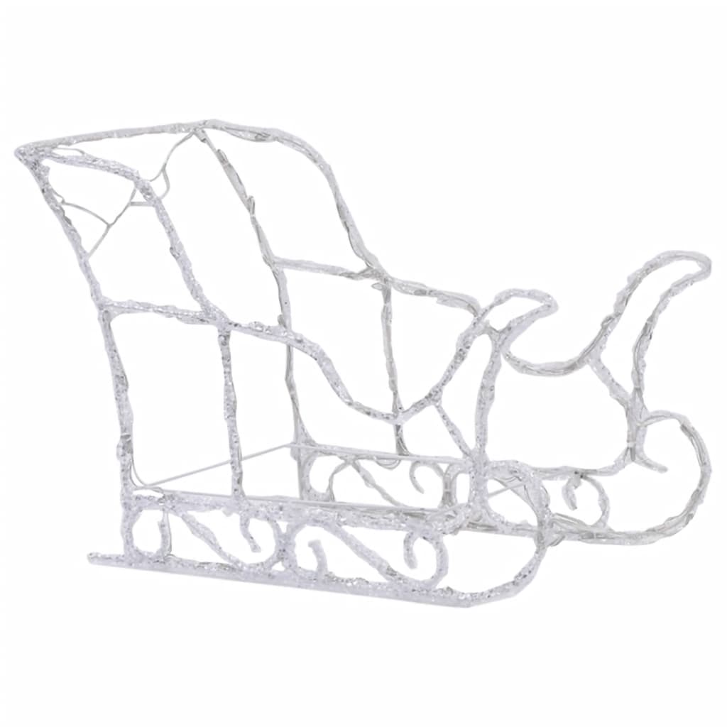 rensdyr og kane julefigur 320 LED'er akryl