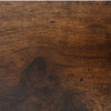 skoskab 59x17x108 cm konstrueret træ røget egetræsfarve