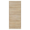 skoskab 63x24x147 cm konstrueret træ sonoma-eg