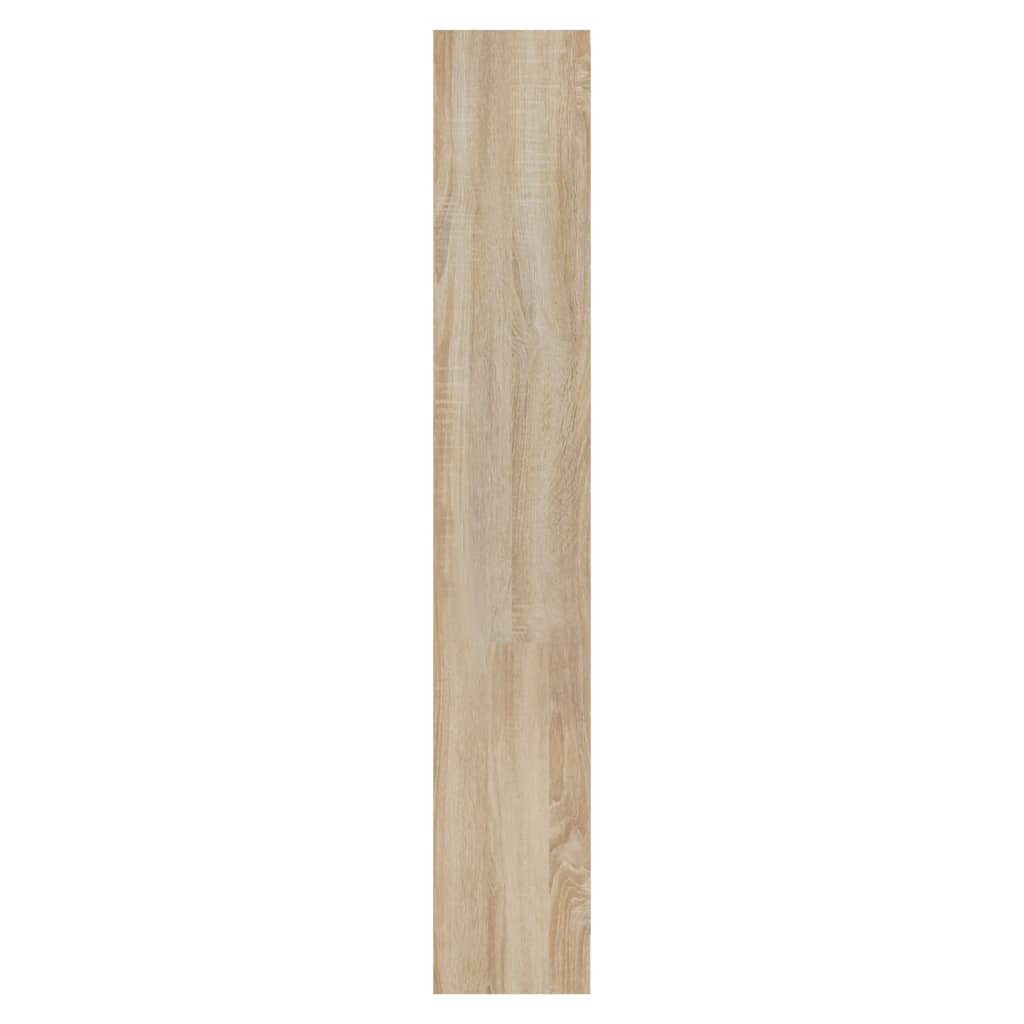 skoskab 63x24x147 cm konstrueret træ sonoma-eg
