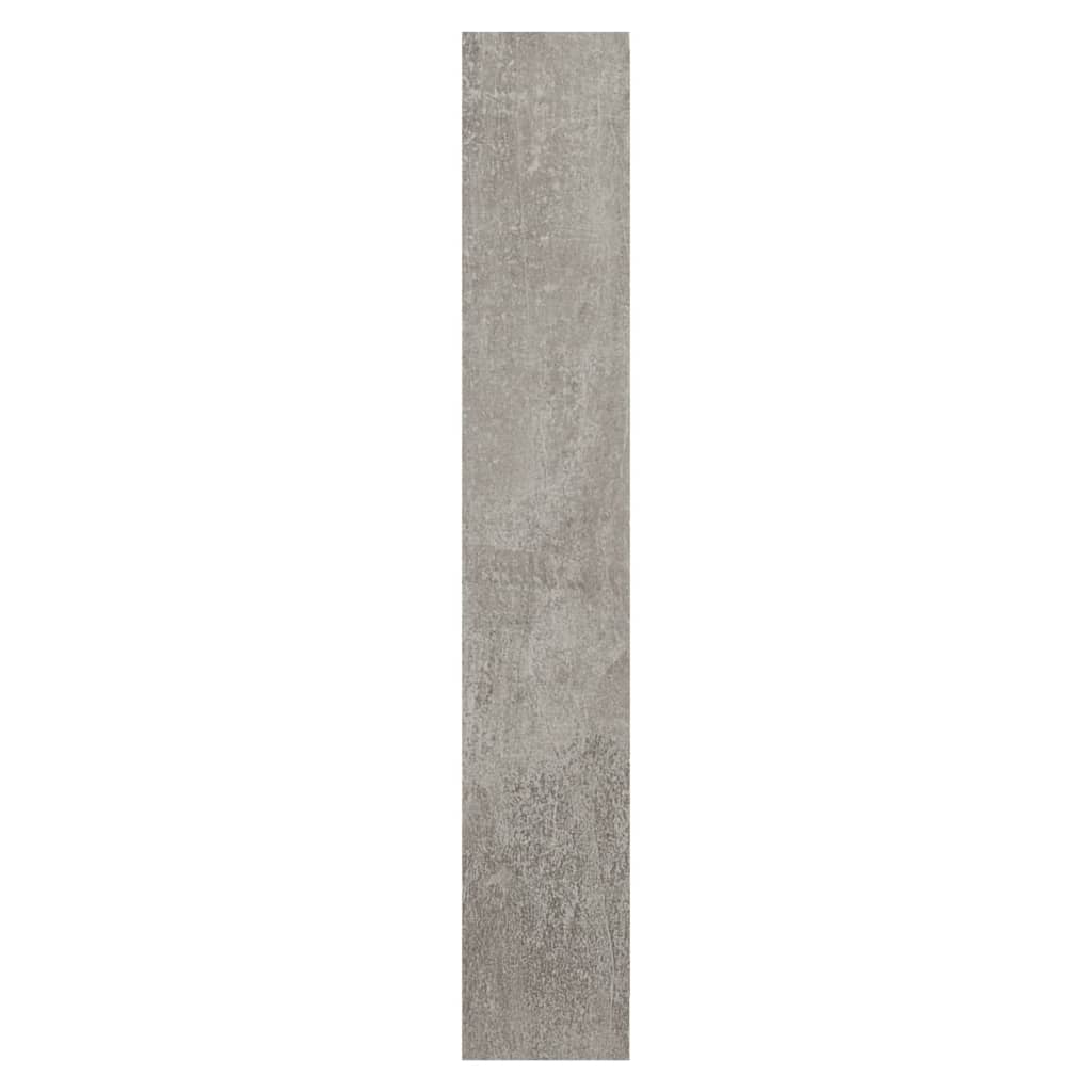 skoskab 63x24x147 cm konstrueret træ betongrå