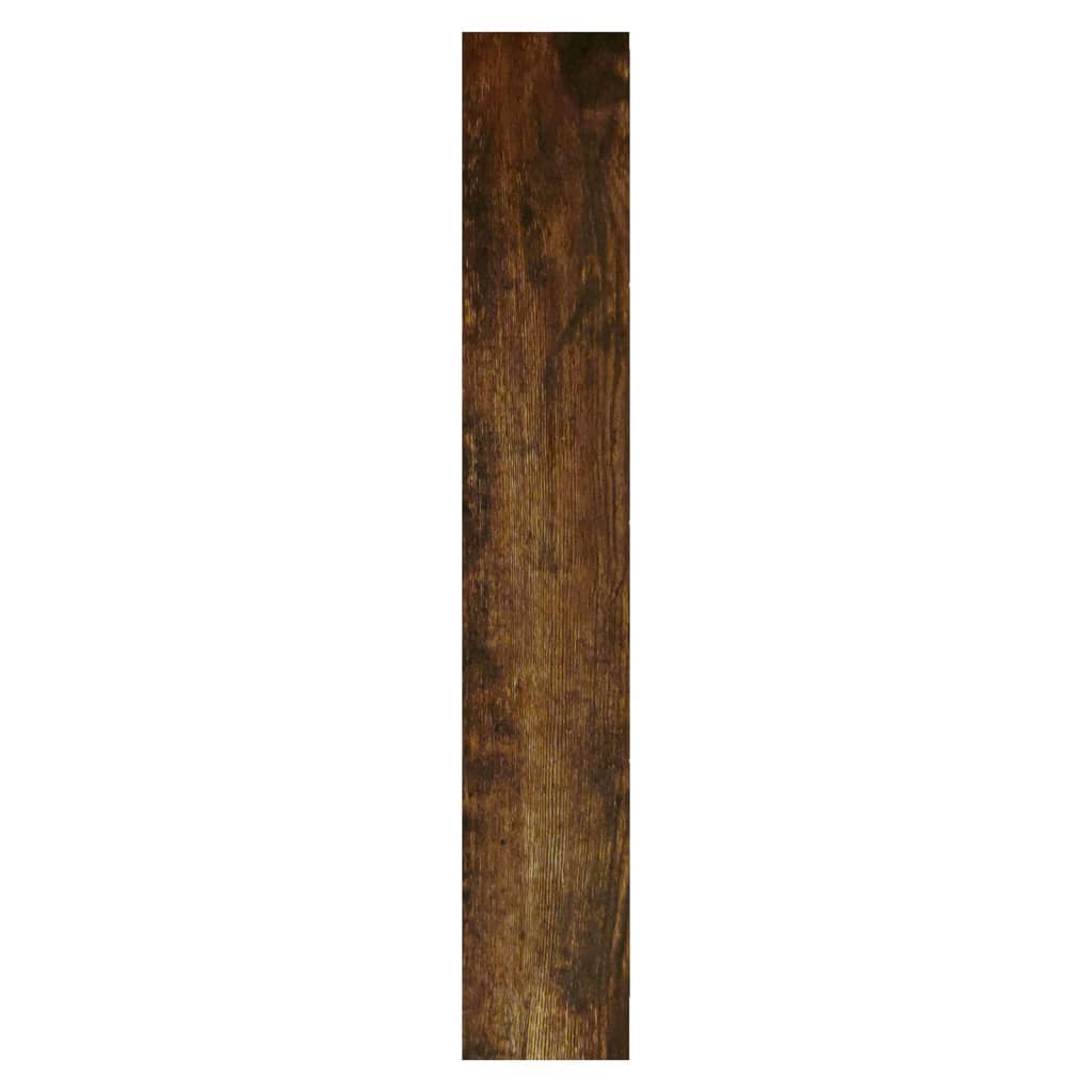 skoskab 63x24x147 cm konstrueret træ røget egetræsfarve
