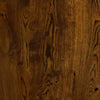 skoskab 63x24x147 cm konstrueret træ røget egetræsfarve