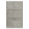 skoskab 63x24x103 cm konstrueret træ betongrå