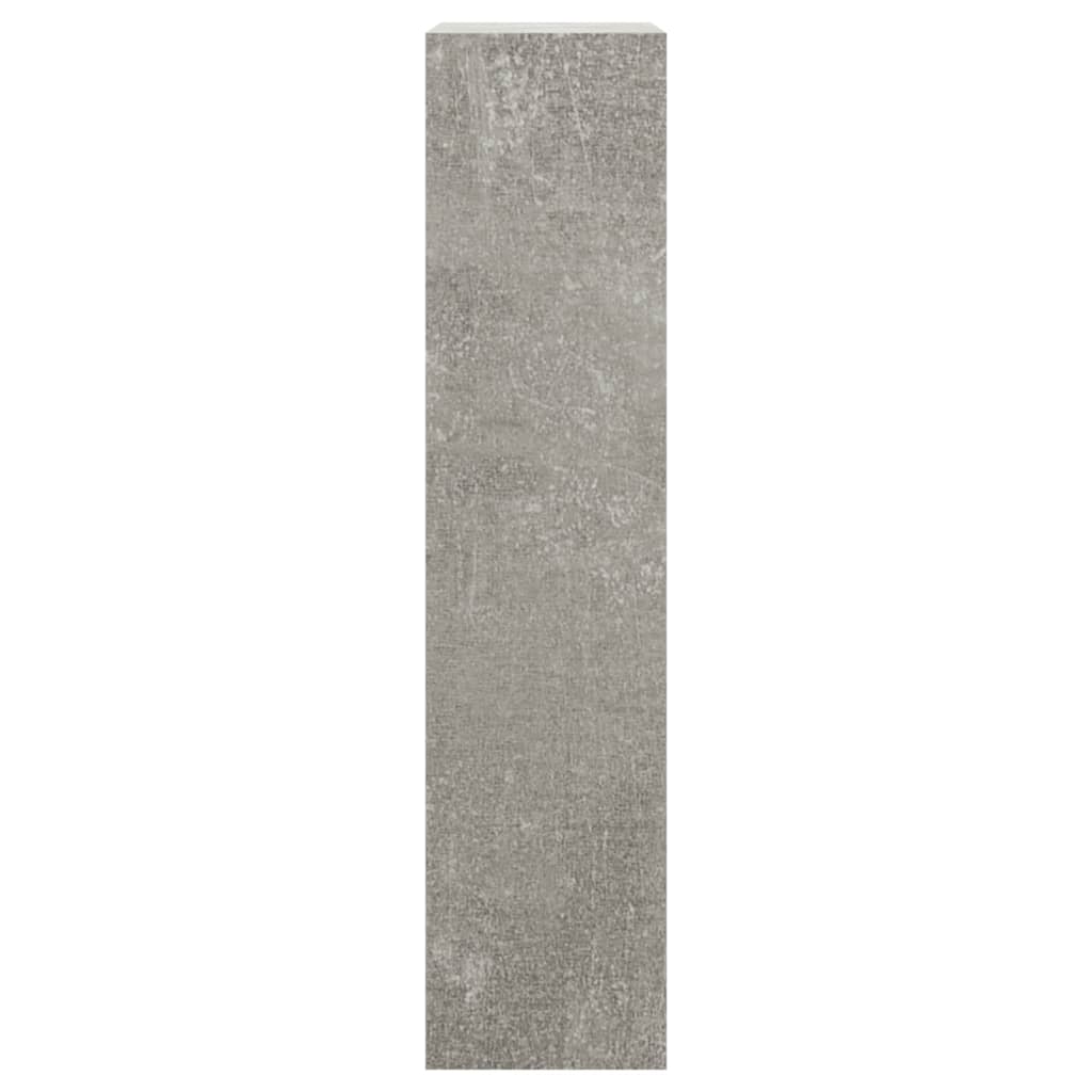 skoskab 63x24x103 cm konstrueret træ betongrå