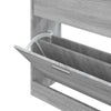 skoskab 63x24x81 cm konstrueret træ grå sonoma-eg