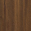skoskab 63x24x81 cm konstrueret træ brun egetræ
